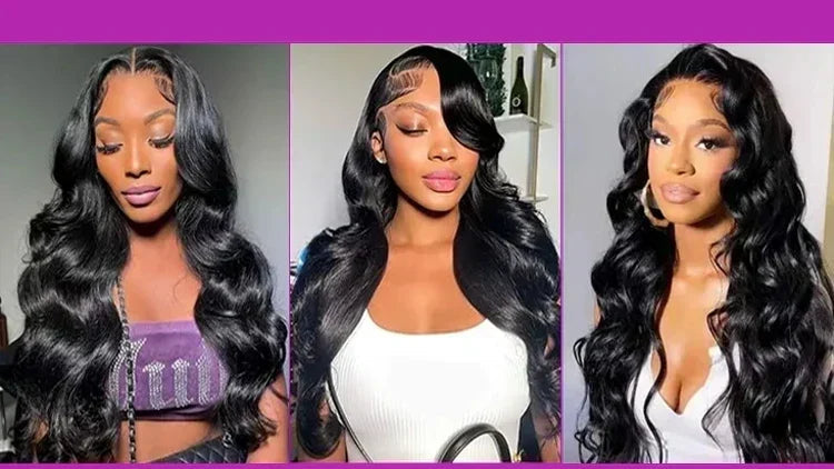 200 250 Density Brazilian Glueless 13x6 13x4 Body Wave Wig Lace Front 30 40 Inch Human Hair Pre Plucked HD Lace Frontal Wigs